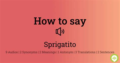 Record the pronunciation of this word in your own voice and play it to listen to how you have pronounced it. . Sprigatito pronunciation